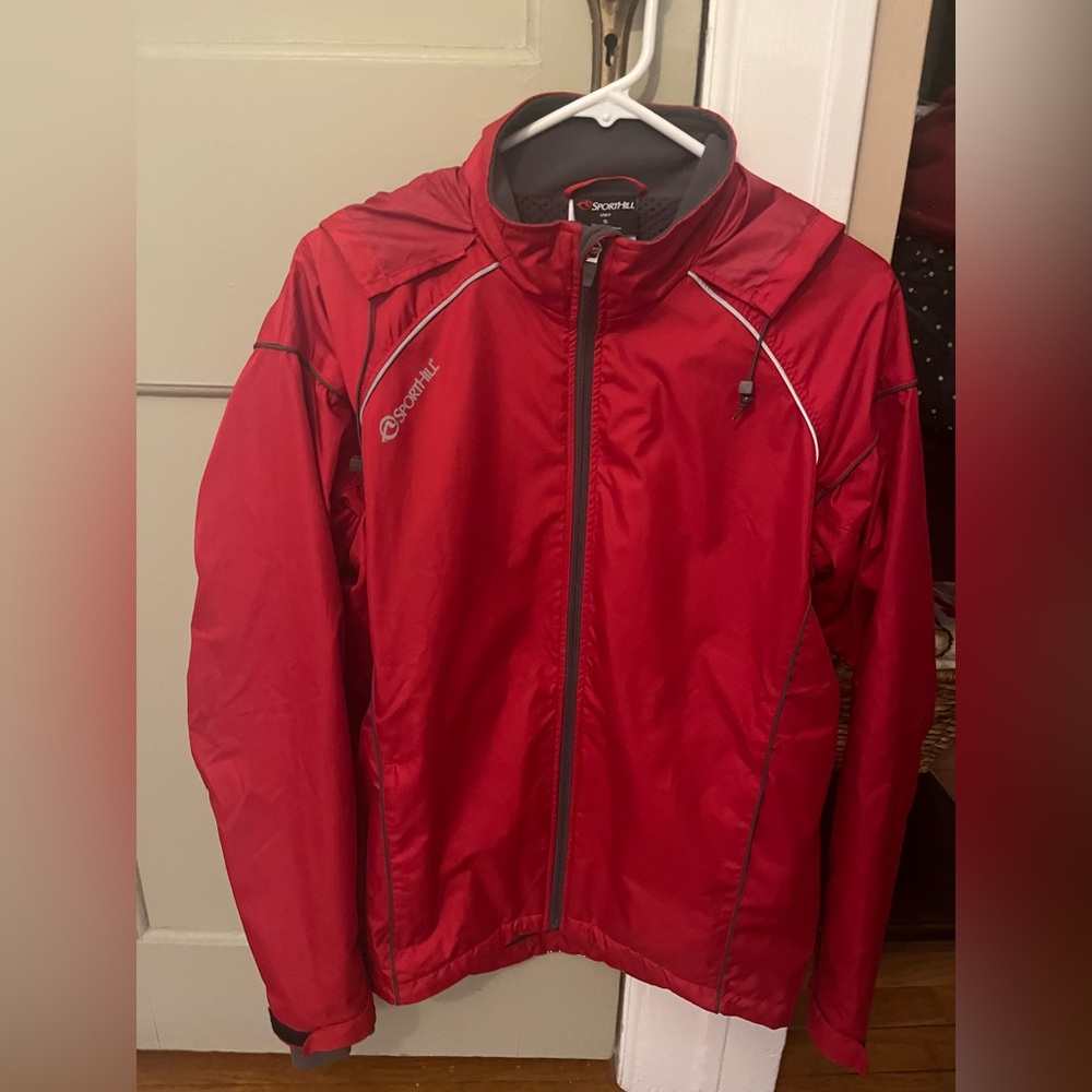 Sport hill Men’s Softshell Jacket Red Small